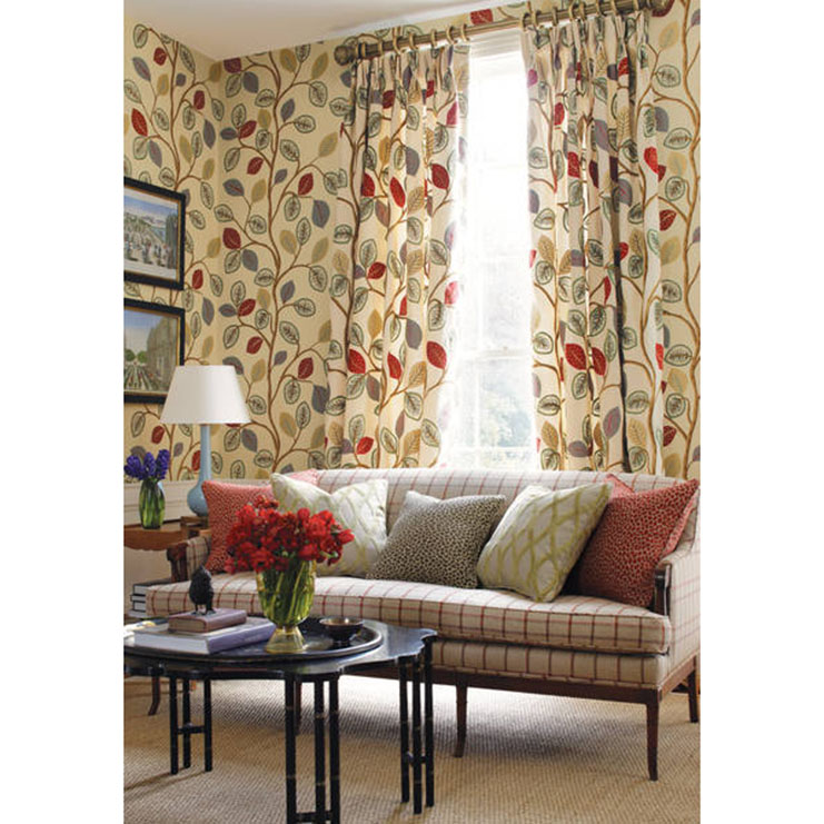 Фото Обои с рисунком - Орнамент - стиль Американский - Бежевые - Купить в Интернет-магазине