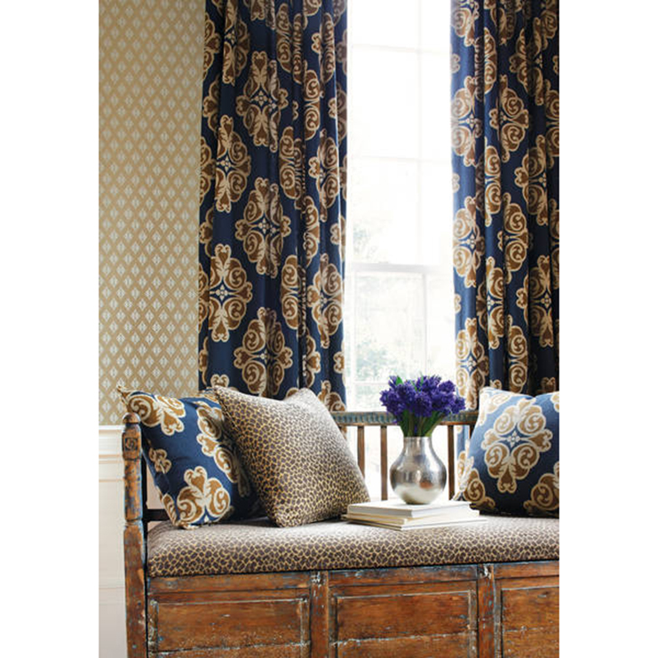 Фото Обои с рисунком - Орнамент - стиль Американский - Бежевые - Купить в Интернет-магазине