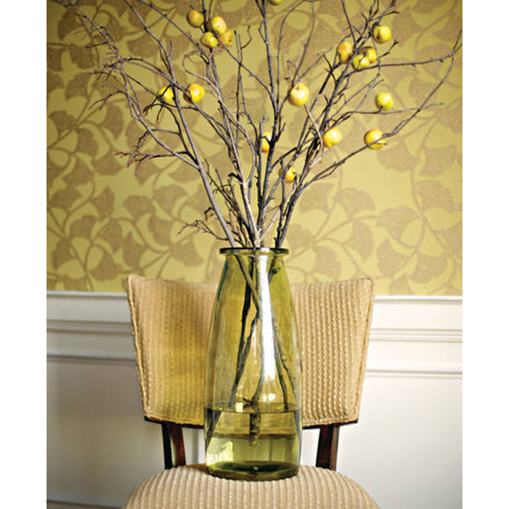 Фото Обои с рисунком - Орнамент - стиль Американский - Желтые - Купить в Интернет-магазине