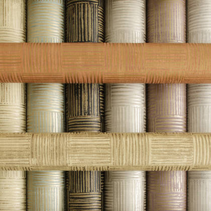 Фото Обои с рисунком - Клетка - стиль Американский - Черные - Купить в Интернет-магазине