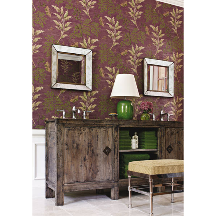 Фото Обои с рисунком - Растение - стиль Американский - Кремовые - Купить в Интернет-магазине