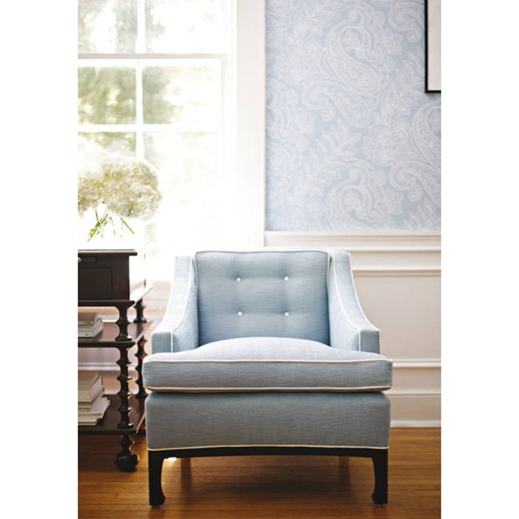 Фото Обои с рисунком - Пейсли - стиль Американский - Голубы - Купить в Интернет-магазине