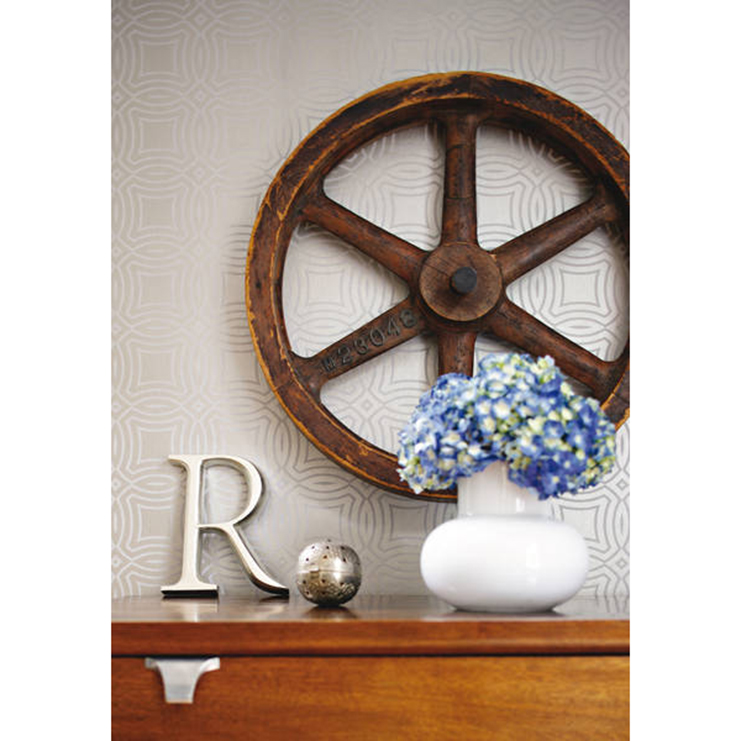 Фото Обои с рисунком - Орнамент - стиль Американский - Коричневые - Купить в Интернет-магазине