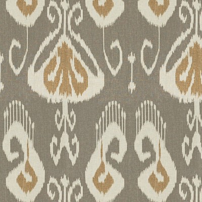 Фото Ткань портьерная с рисунком - Орнамент - стиль Английский - Серый - Купить в Интернет-магазине