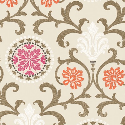 Фото Обои с рисунком - Крупный декор - стиль Американский - Светло-серые - Купить в Интернет-магазине