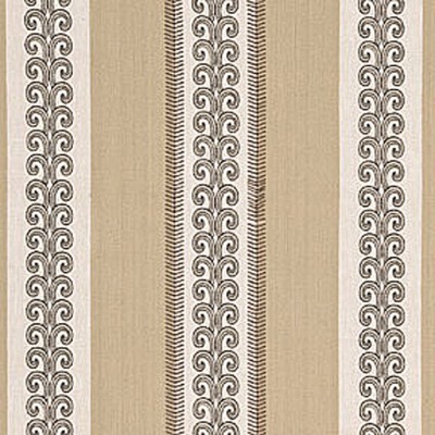Фото Ткань портьерная с рисунком - Полоски - стиль Английский - Бежевые - Купить в Интернет-магазине
