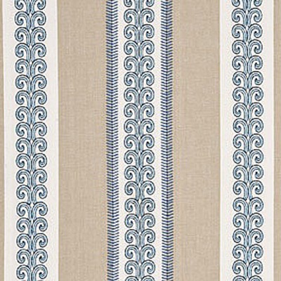 Фото Ткань портьерная с рисунком - Полоски - стиль Английский - Коричневые - Купить в Интернет-магазине