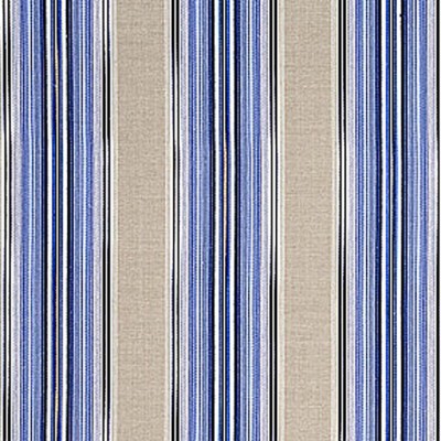 Фото Ткань портьерная с рисунком - Полоски - стиль Английский - Голубы - Купить в Интернет-магазине