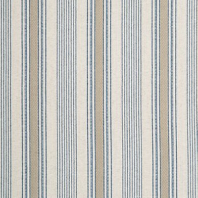 Фото Ткань портьерная с рисунком - Полоски - стиль Английский - Голубы - Купить в Интернет-магазине