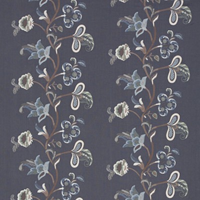 Фото Ткань портьерная с рисунком - Цветы - стиль Английский - Купить в Интернет-магазине