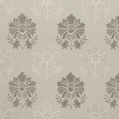 Фото Ткань портьерная с рисунком - Орнамент - стиль Английский - Светло-серый - Купить в Интернет-магазине