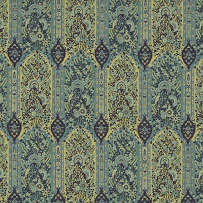 Фото Ткань портьерная с рисунком - Орнамент - стиль Английский - Голуба - Купить в Интернет-магазине