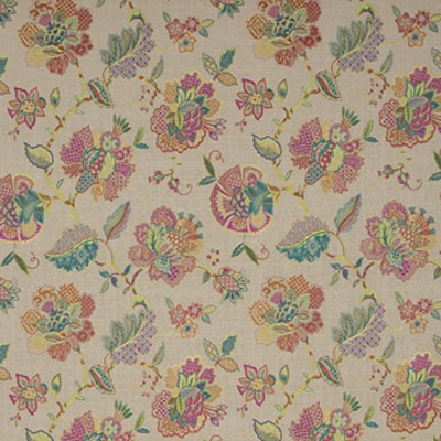 Фото Ткань портьерная с рисунком - Цветы - стиль Английский - Купить в Интернет-магазине