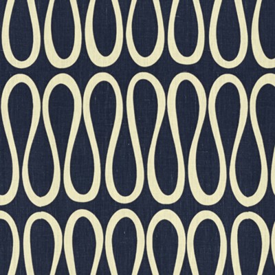 Фото Ткань портьерная с рисунком - Орнамент - стиль Современный - Синий - Купить в Интернет-магазине