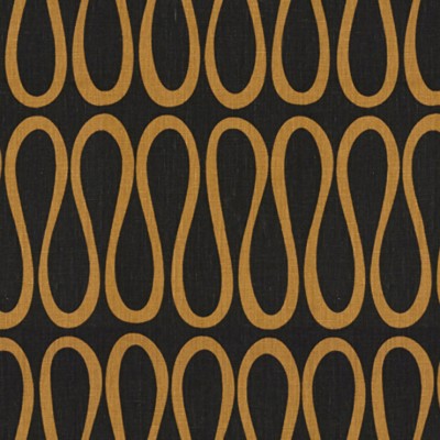 Фото Ткань портьерная с рисунком - Орнамент - стиль Современный - Черный - Купить в Интернет-магазине