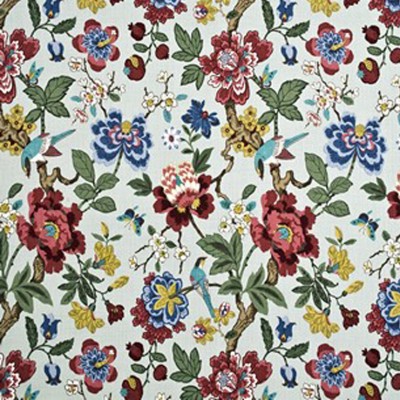 Фото Ткань портьерная с рисунком - Цветы - стиль Английский - Купить в Интернет-магазине