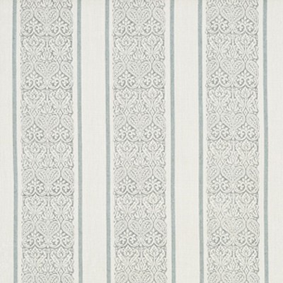 Фото Ткань портьерная с рисунком - Орнамент - стиль Английский - Бирюзовый - Купить в Интернет-магазине