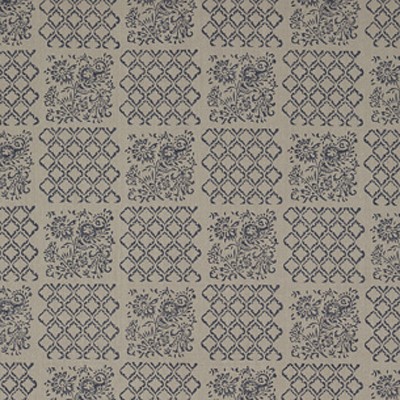 Фото Ткань портьерная с рисунком - Орнамент - стиль Английский - Коричневый - Купить в Интернет-магазине