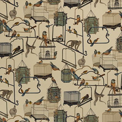 Фото Ткань портьерная с рисунком - Анималистический принт - стиль Английский - Купить в Интернет-магазине