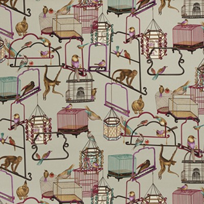 Фото Ткань портьерная с рисунком - Анималистический принт - стиль Английский - Купить в Интернет-магазине