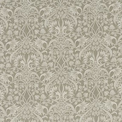 Фото Ткань портьерная с рисунком - Дамаск - стиль Английский - Серый - Купить в Интернет-магазине