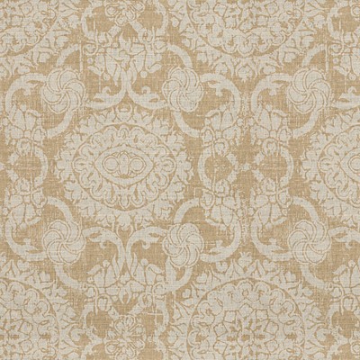 Фото Ткань портьерная с рисунком - Завиток - стиль Английский - Бежевый - Купить в Интернет-магазине