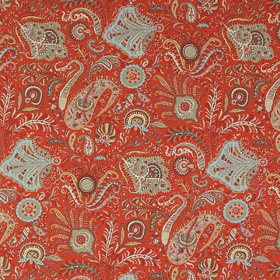 Фото Ткань портьерная с рисунком - Пейсли - стиль Английский - Купить в Интернет-магазине