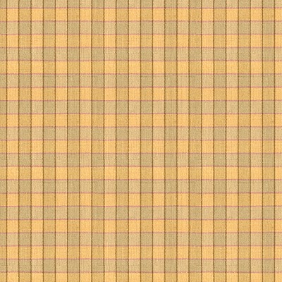 Фото Ткань портьерная с рисунком - Клетка - стиль Английский - Желтая - Купить в Интернет-магазине
