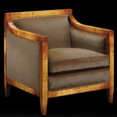 Фото Кресло на деревянной раме - стиль Английский современный - Для гостиной - Купить в Интернет-магазине