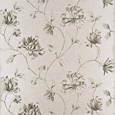 Фото Обои с рисунком - Растение - стиль Английская классика - Светло-серые - Купить в Интернет-магазине