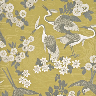 Фото Обои с рисунком - Анималистический принт - стиль Английская классика - Желтые - Купить в Интернет-магазине