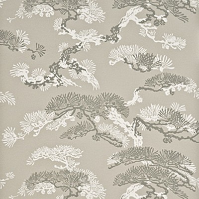 Фото Обои с рисунком - Растение - стиль Английская классика - Серые - Купить в Интернет-магазине