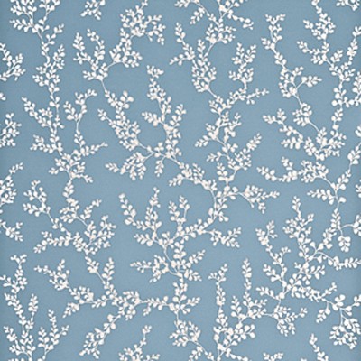 Фото Обои с рисунком - Растение - стиль Английская классика - Синие - Купить в Интернет-магазине