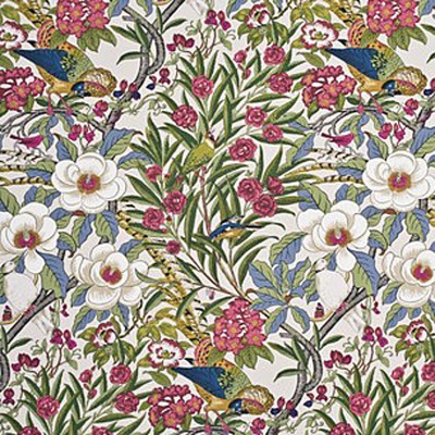 Фото Обои с рисунком - Цветы - стиль Английская классика - Белые - Купить в Интернет-магазине