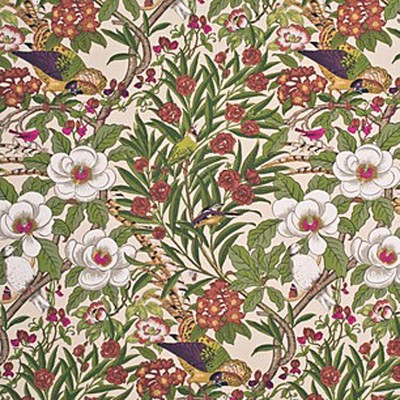 Фото Обои с рисунком - Цветы - стиль Английская классика - Кремовые - Купить в Интернет-магазине