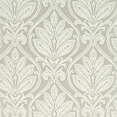 Фото Обои с рисунком - Дамаск - стиль Английская классика - Серебристые - Купить в Интернет-магазине