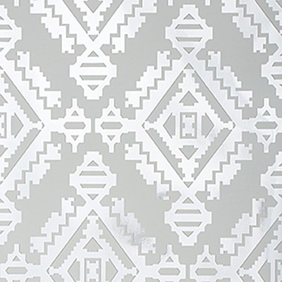 Фото Обои с рисунком - Орнамент - стиль Английская классика - Серые - Купить в Интернет-магазине