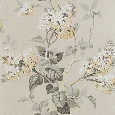 Фото Обои с рисунком - Цветы - стиль Английская классика - Серые - Купить в Интернет-магазине