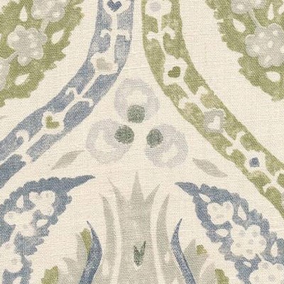 Фото Ткань портьерная с рисунком - Орнамент - стиль Английский - Кремовый - Купить в Интернет-магазине