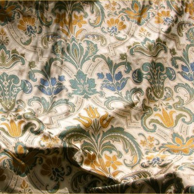 Фото Ткань портьерная с рисунком - Дамаск - стиль Английский - Бежевый - Купить в Интернет-магазине