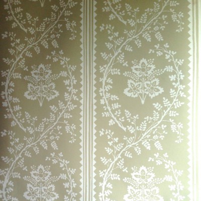 Фото Обои с рисунком - Полоски - стиль Английская классика - Зеленые - Купить в Интернет-магазине