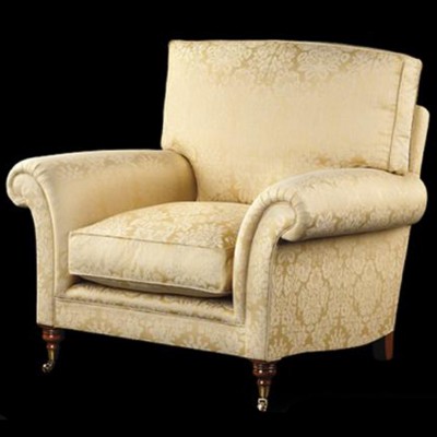 Фото Кресло обитое - стиль Английская классика - Для гостиной - удобное кресло производства США - Artistic - Draycott Design - Купить в Интернет-магазине