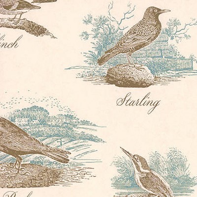 Фото Обои с рисунком - Крупный декор - стиль Английская классика - Кремовые - Купить в Интернет-магазине