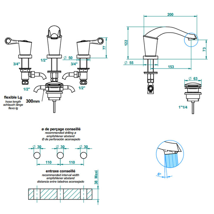 Фото Смеситель для биде - стиль Европейский - Купить в Интернет-магазине Фото Смеситель для биде - стиль Европейский - Купить в Интернет-магазине
