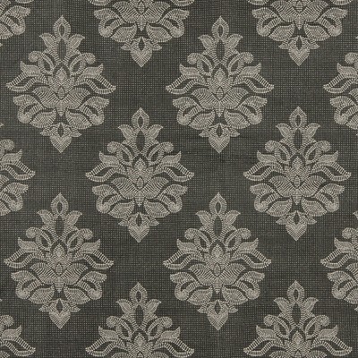 Фото Ткань портьерная с рисунком - Дамаск - стиль Американский - Серый - Купить в Интернет-магазине