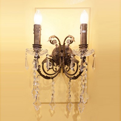 Фото Бра, светильник настенный - стиль Английская классика - Металлический - Купить в Интернет-магазине