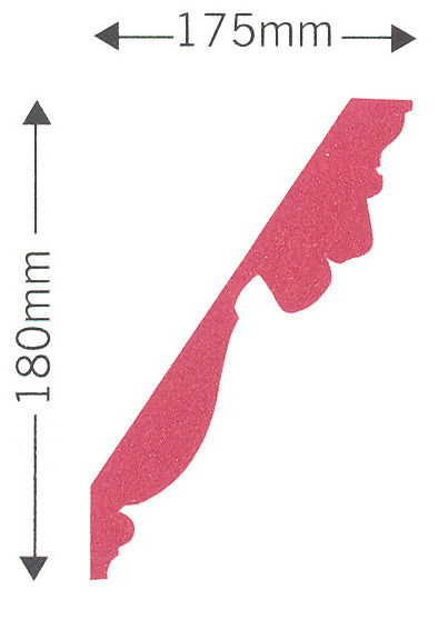 Фото Карниз гипсовый - стиль Английский - Купить в Интернет-магазине