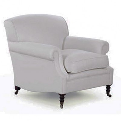 Фото Кресло обитое - стиль Английская классика - Для гостиной - удобное кресло производства США - George Smith - Yorkshire tradition - Купить в Интернет-магазине