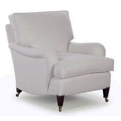 Фото Кресло обитое - стиль Английская классика - Для гостиной - удобное кресло производства США - George Smith - Yorkshire tradition - Купить в Интернет-магазине
