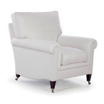 Фото Кресло обитое - стиль Английская классика - Для гостиной - удобное кресло производства США - George Smith - Yorkshire tradition - Купить в Интернет-магазине